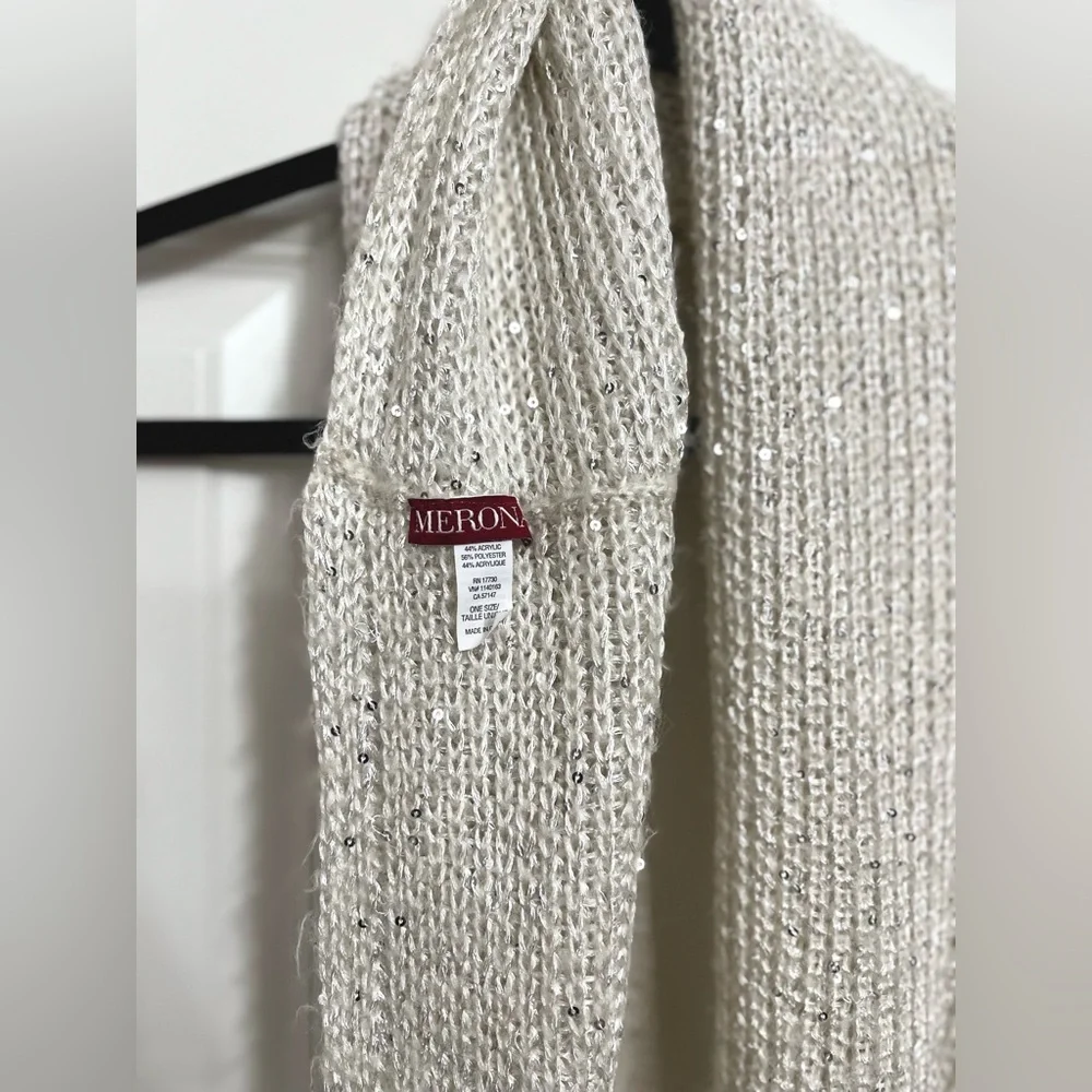 Sparkling Oversized Infinity Scarf